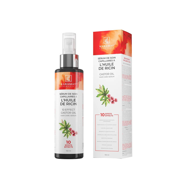 Sérum de soin capillaires à l’Huile de ricin 150 ml - Karamat