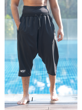 Sarouel de bain long - noir...