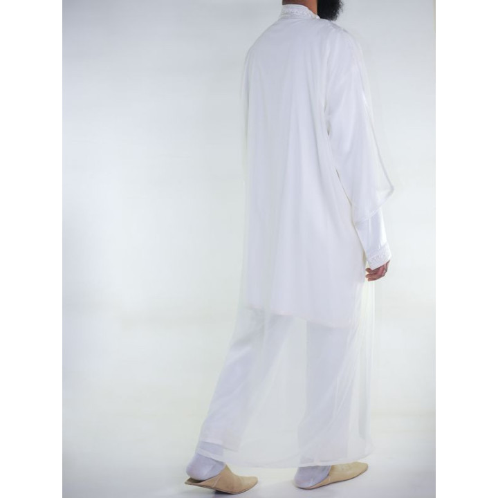 Jabador homme 3 Pièces - Blanc cassé et Bleu