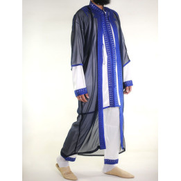 Jabador homme 3 Pièces - Blanc cassé et Bleu