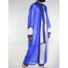 Jabador homme 3 Pièces - Blanc cassé et Bleu