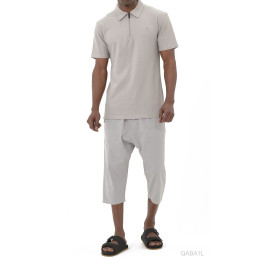 Bermuda coton stretch 5210 Gris - Qabail