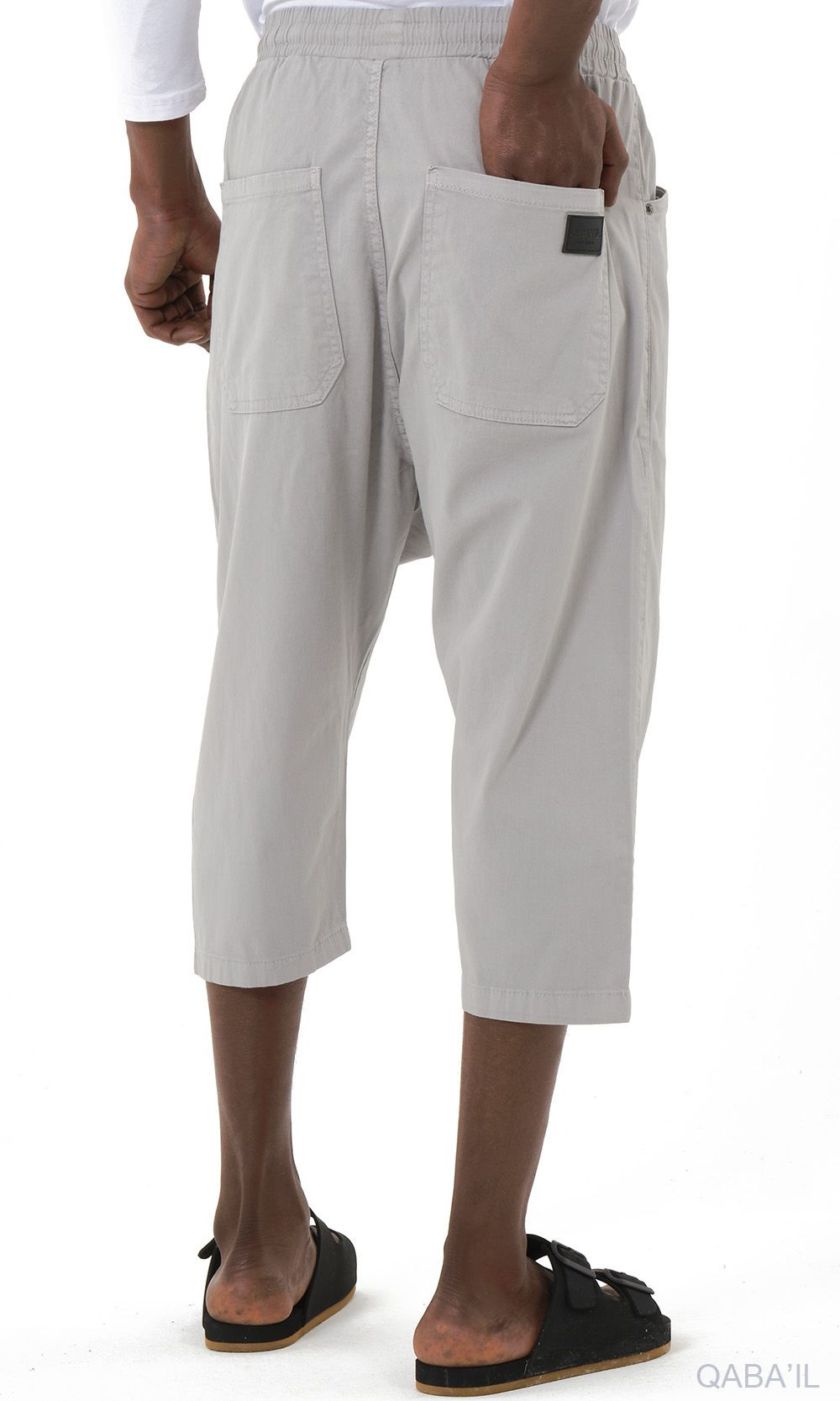 Bermuda coton stretch 5210 Gris - Qabail