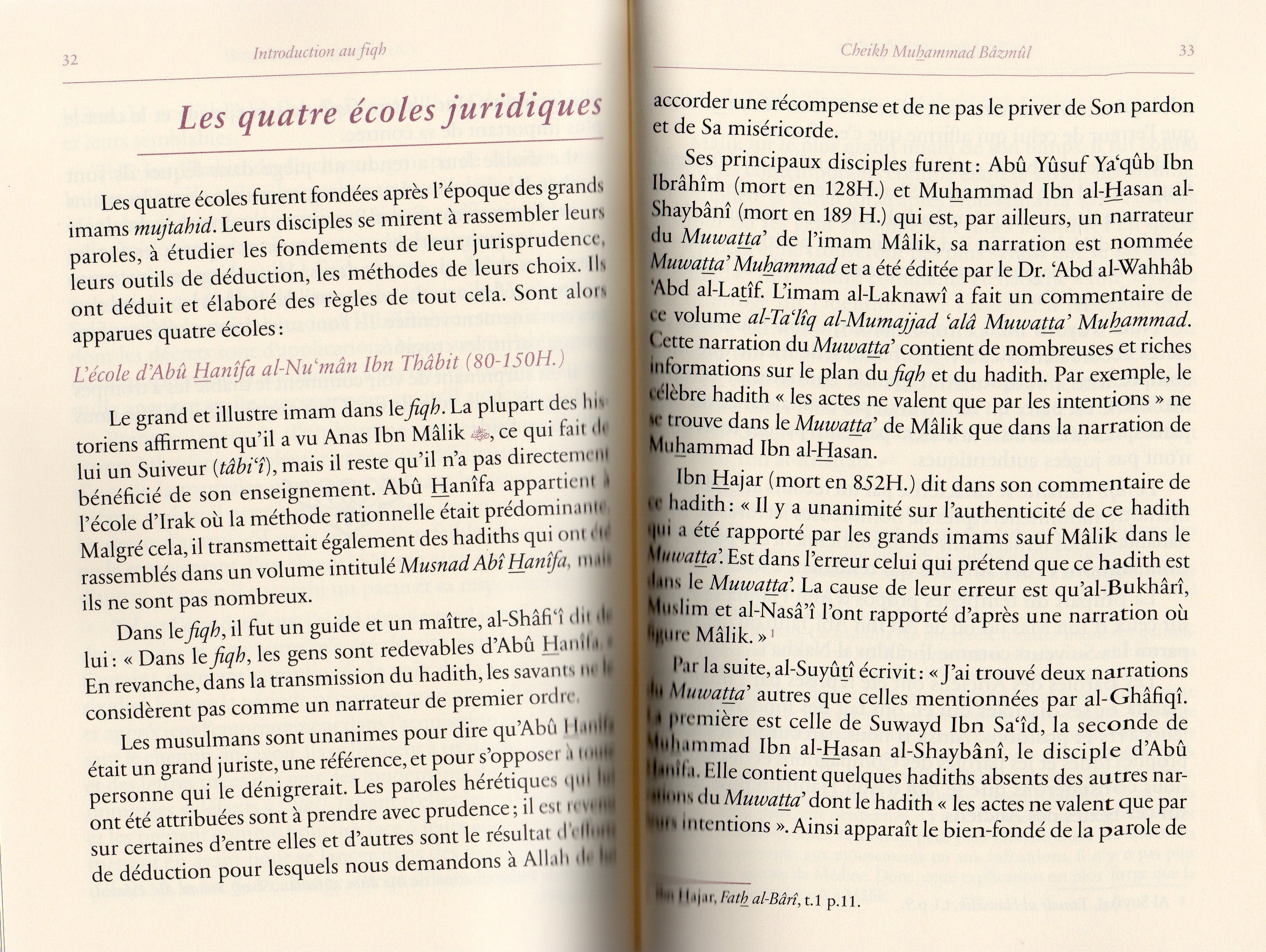 Introduction à la jurisprudence islamique