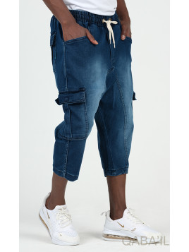Cargo court jean stretch...