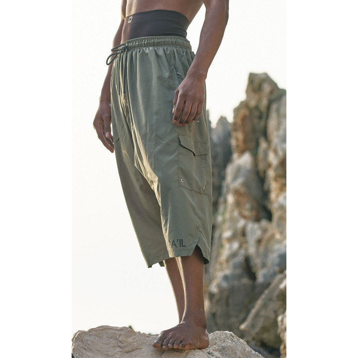 Sarouel de bain 5040 - kaki - Qabail
