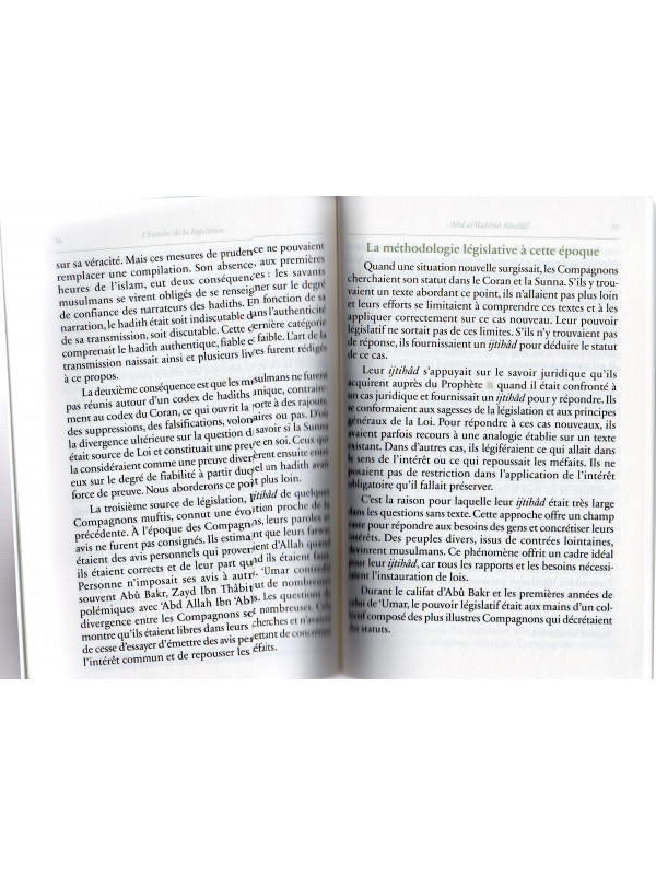 L'histoire de la législation