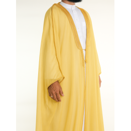 Bisht saoudien moutarde
