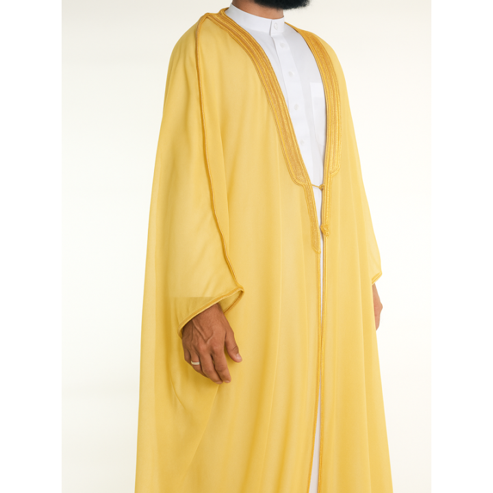 Bisht saoudien moutarde