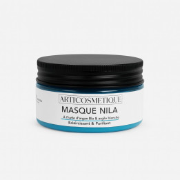 Masque nila à l'huile d'argan bio et argile blanche - Arti'cosmétique