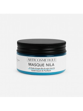 Masque nila à l'huile d'argan bio et argile blanche - Arti'cosmétique