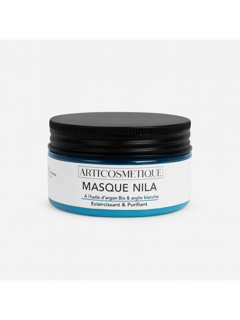 Masque nila à l'huile d'argan bio et argile blanche - Arti'cosmétique