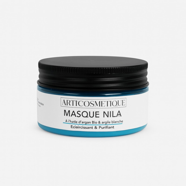 Masque nila à l'huile d'argan bio et argile blanche - Arti'cosmétique