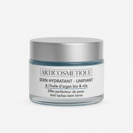 Soin hydratant et unifiant à l'huile d'argan bio et nila - Arti'cosmétique
