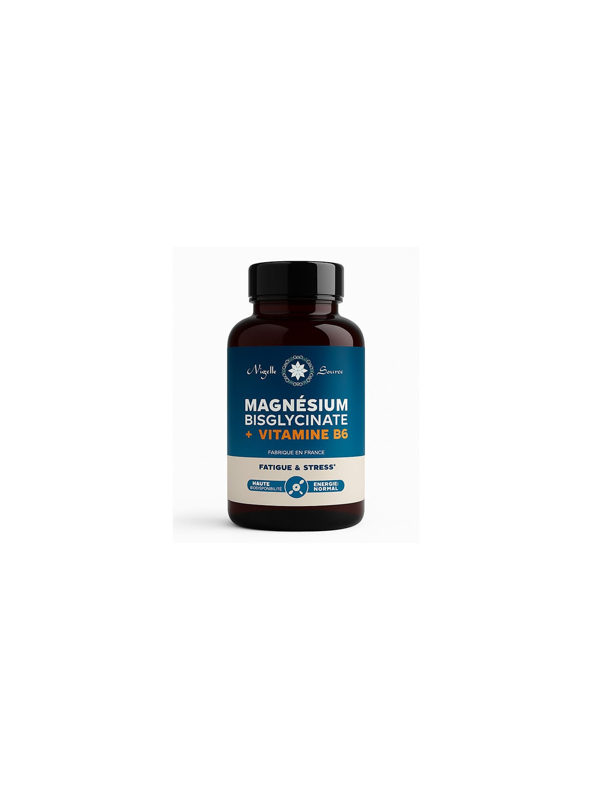 120 gélules de magnésium bisglycinate + vitamine B6 – Nigelle Source