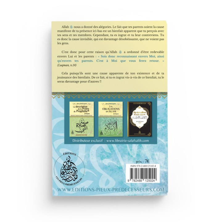 Le père porte médiane du paradis - Cheikh Raslan - Éditions Pieux Prédécesseurs