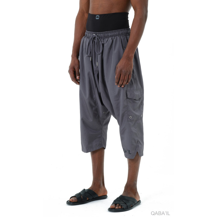 Sarouel de bain 5040 - Anthracite - Qabail
