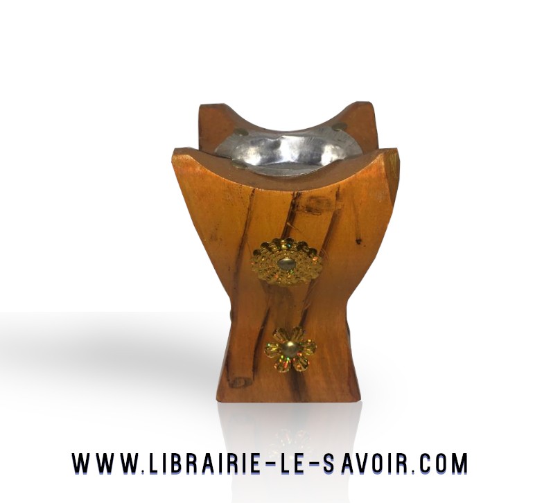 Brûleur de bakhoor en bois  - petite taille