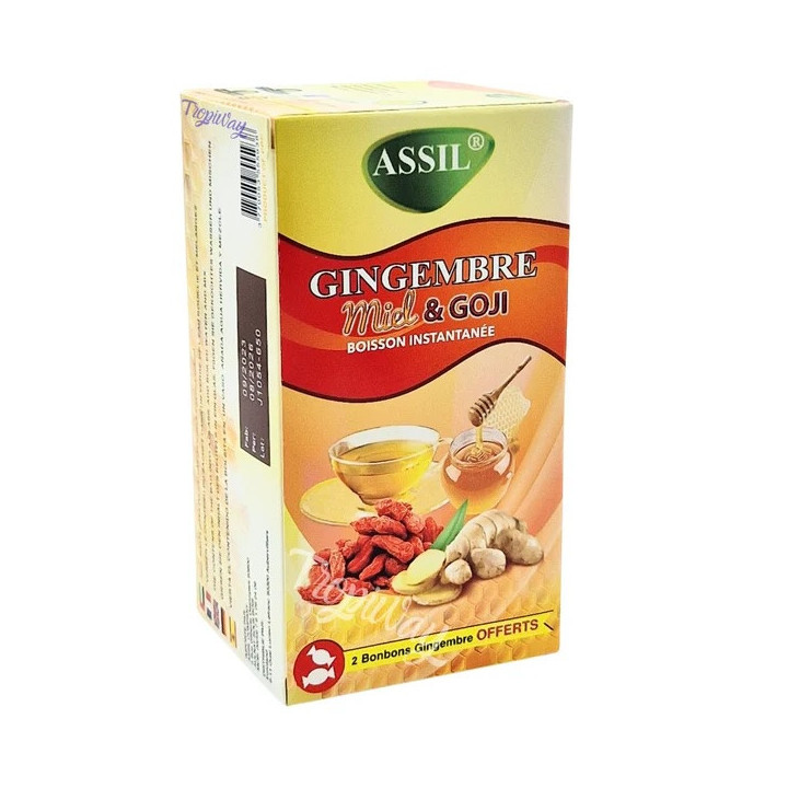 Tisane Gingembre miel et goji - 100% Naturelle - Assil
