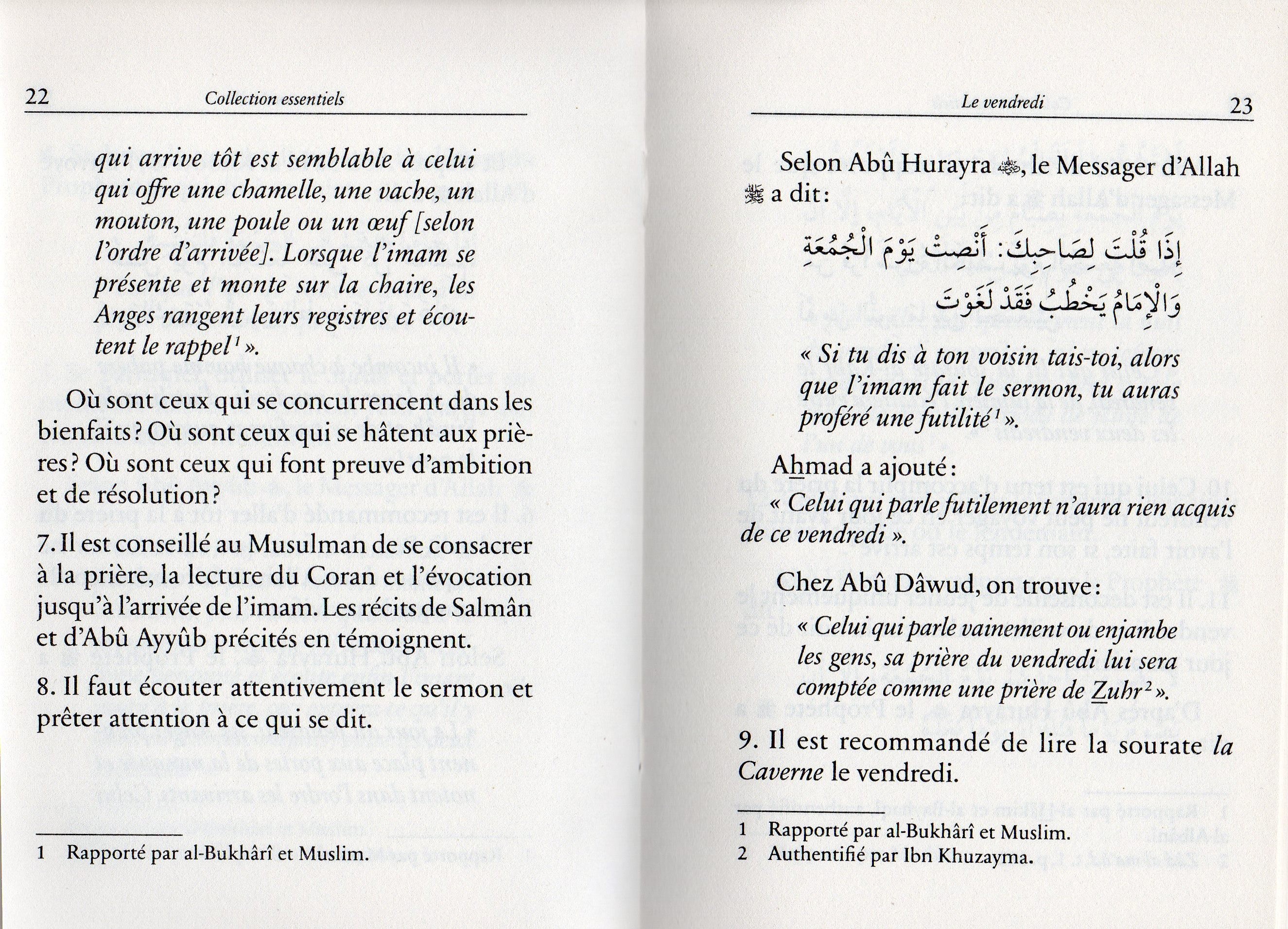 LE VENDREDI REGLES BIENSEANCES MERITES