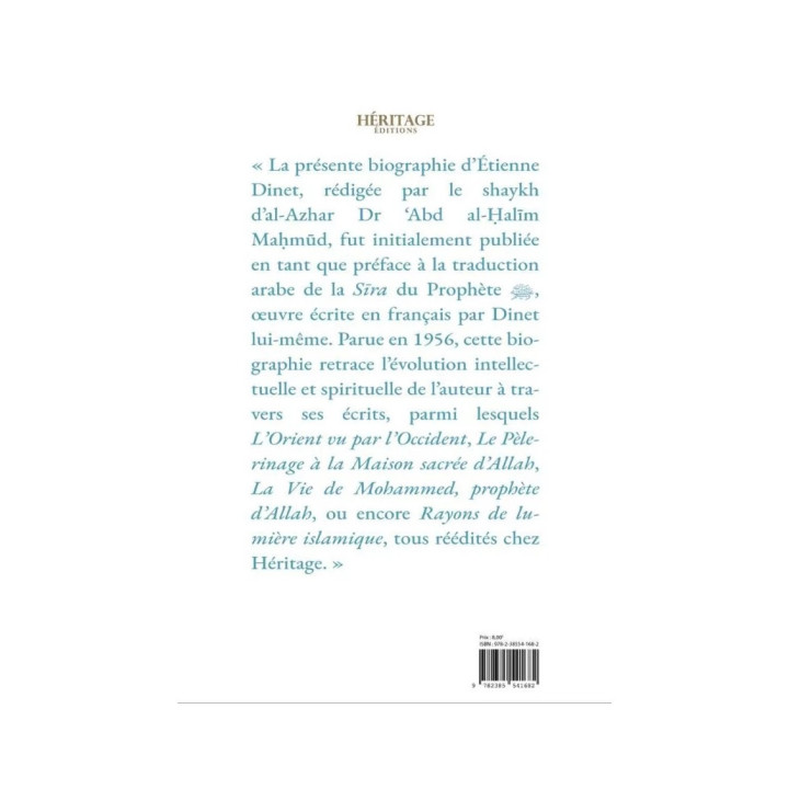Vie et pensée de Nâsir al-Dîn Dinet - Shaykh al-Azhar & Dr ‘Abd al-Halim Mahmud - Héritage