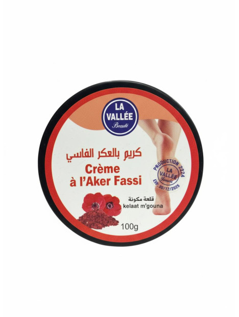 Crème à l'aker fassi - La vallée 100g