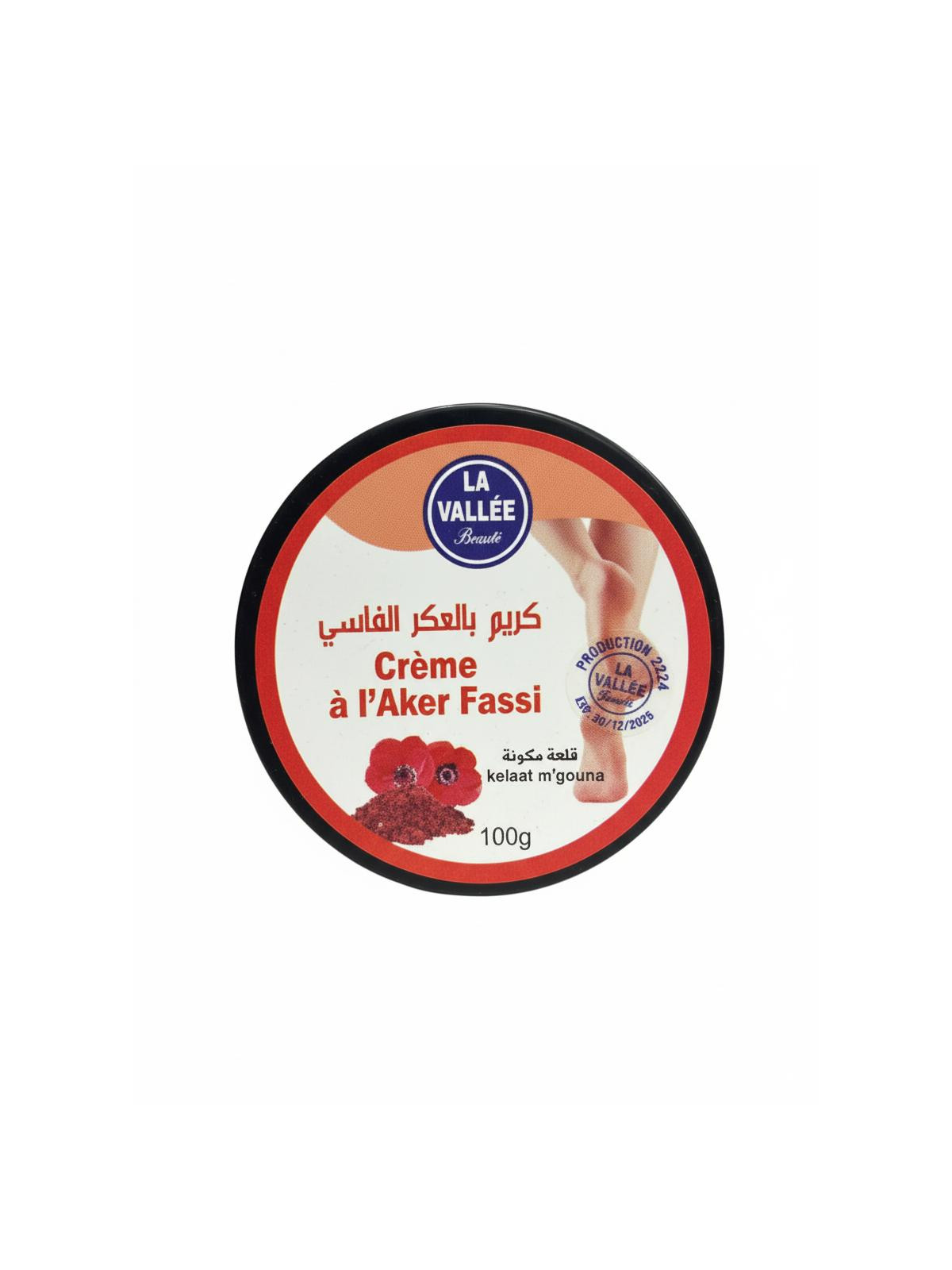 Crème à l'aker fassi - La vallée 100g