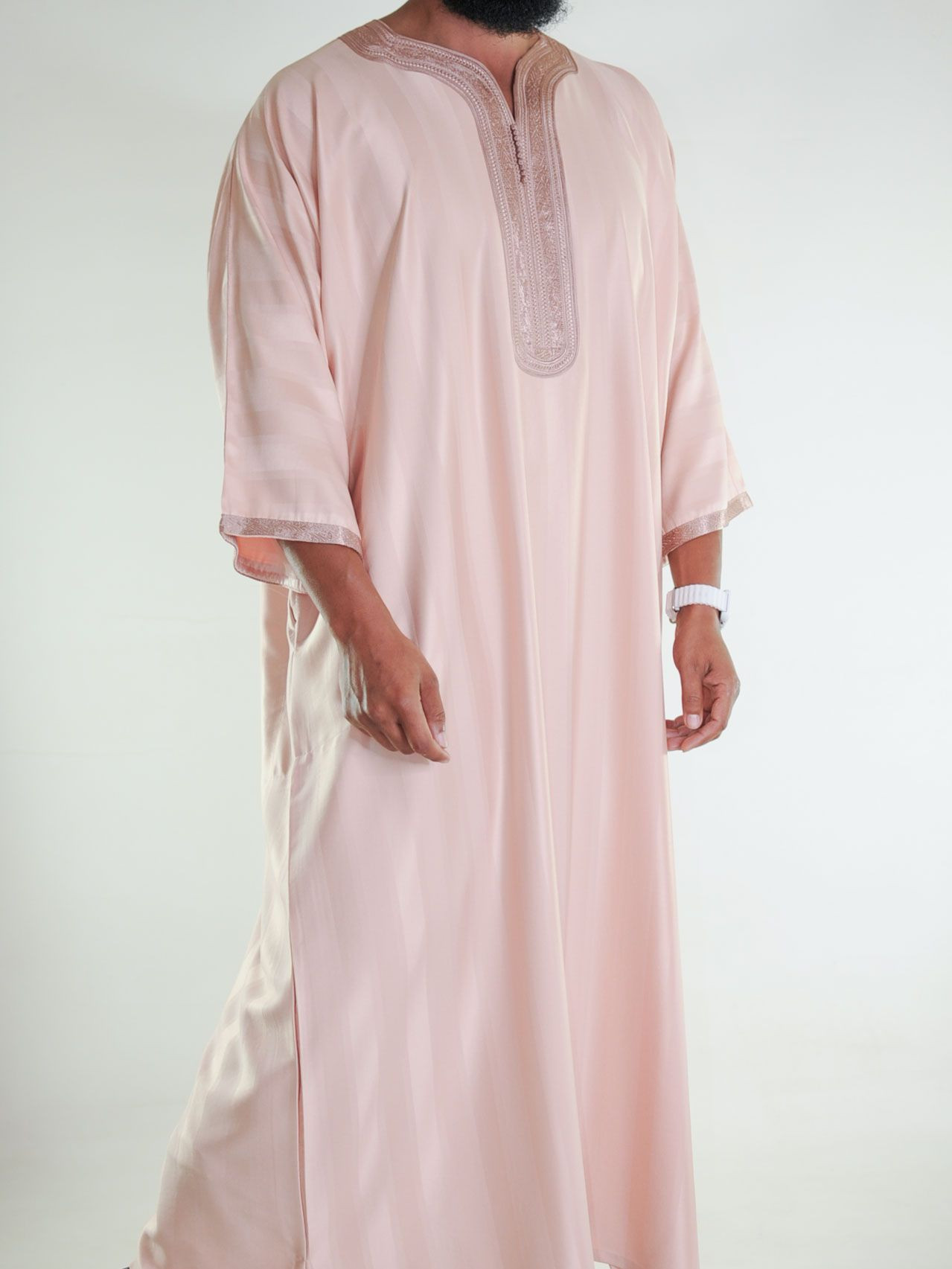 Gandoura marocaine jawhara - saumon
