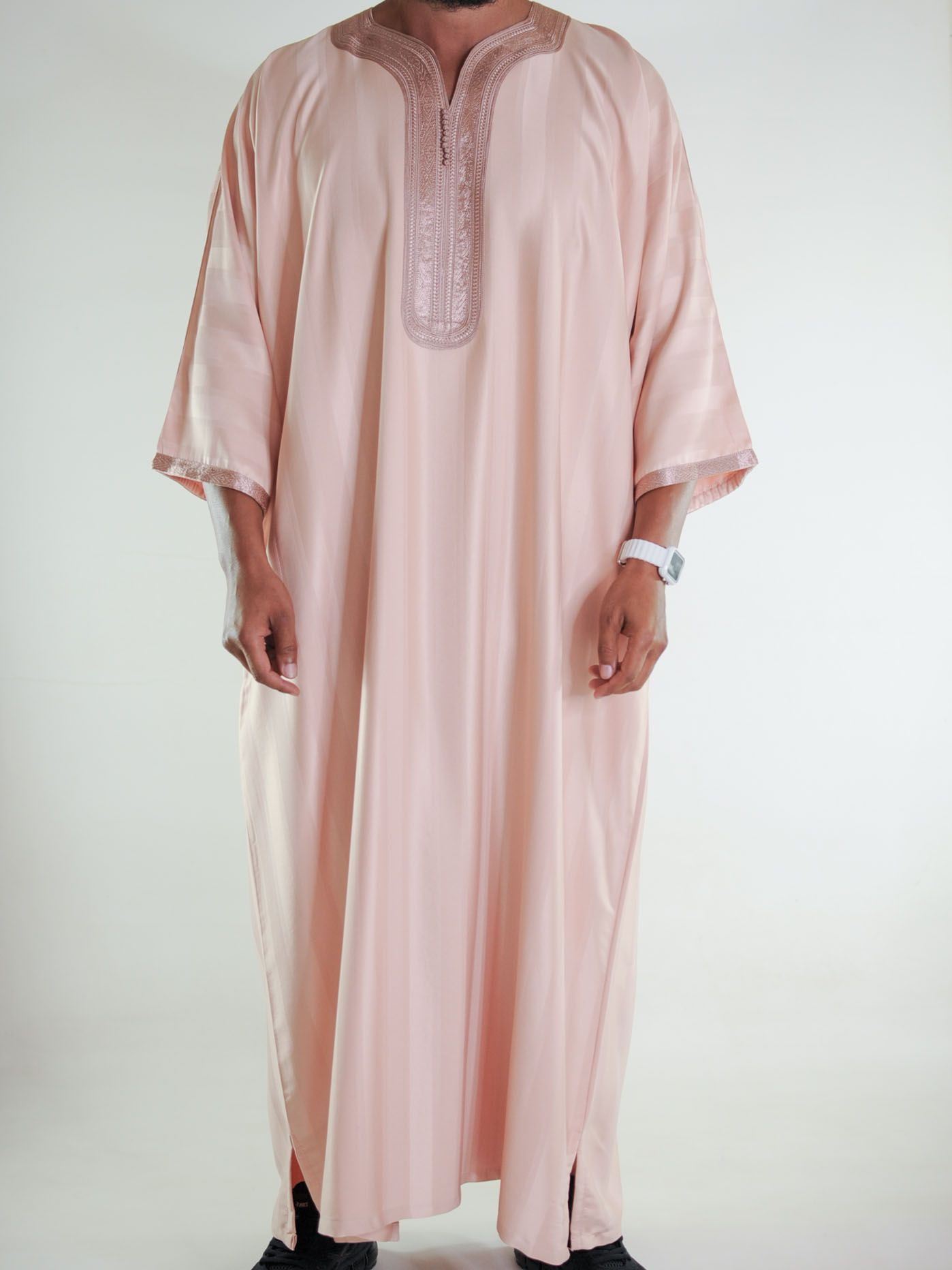 Gandoura marocaine jawhara - saumon