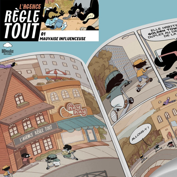 Agence règle tout, mauvaise influence Tome 1 - BDouin