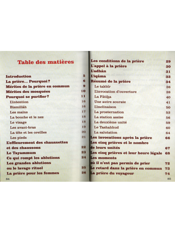 J'apprends à prier comme le Prophète