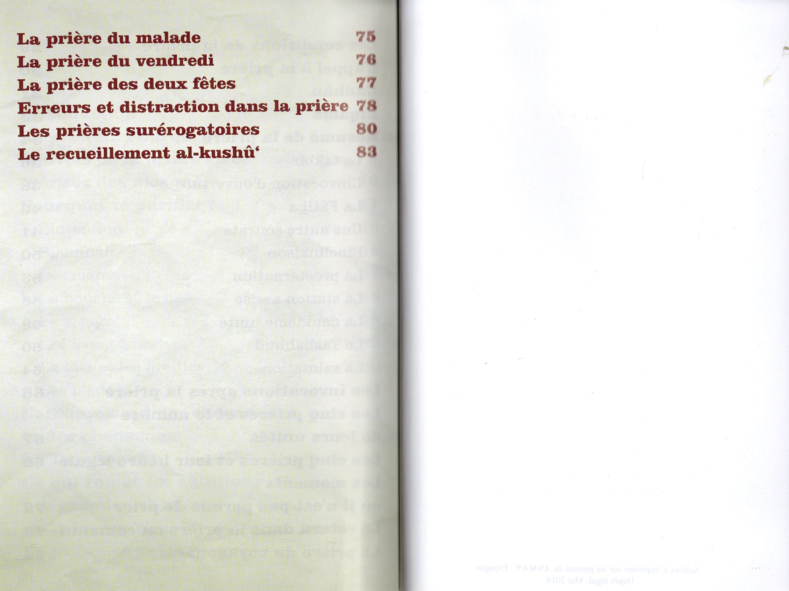 J'apprends à prier comme le Prophète