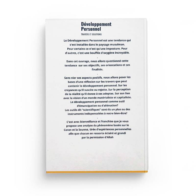 Développement personnel: travers & solutions - Irada & Ihsan
