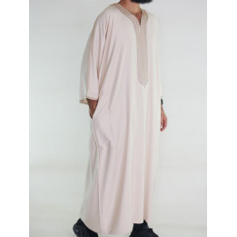 Gandoura marocaine Amir - beige