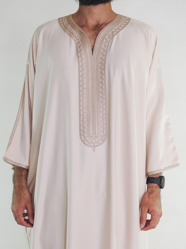 Gandoura marocaine Amir - beige