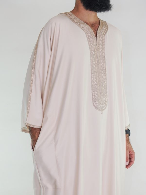Gandoura marocaine Amir - beige