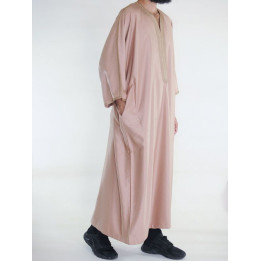 Gandoura marocaine Amir - taupe