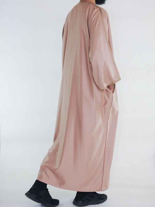 Gandoura marocaine Amir - taupe