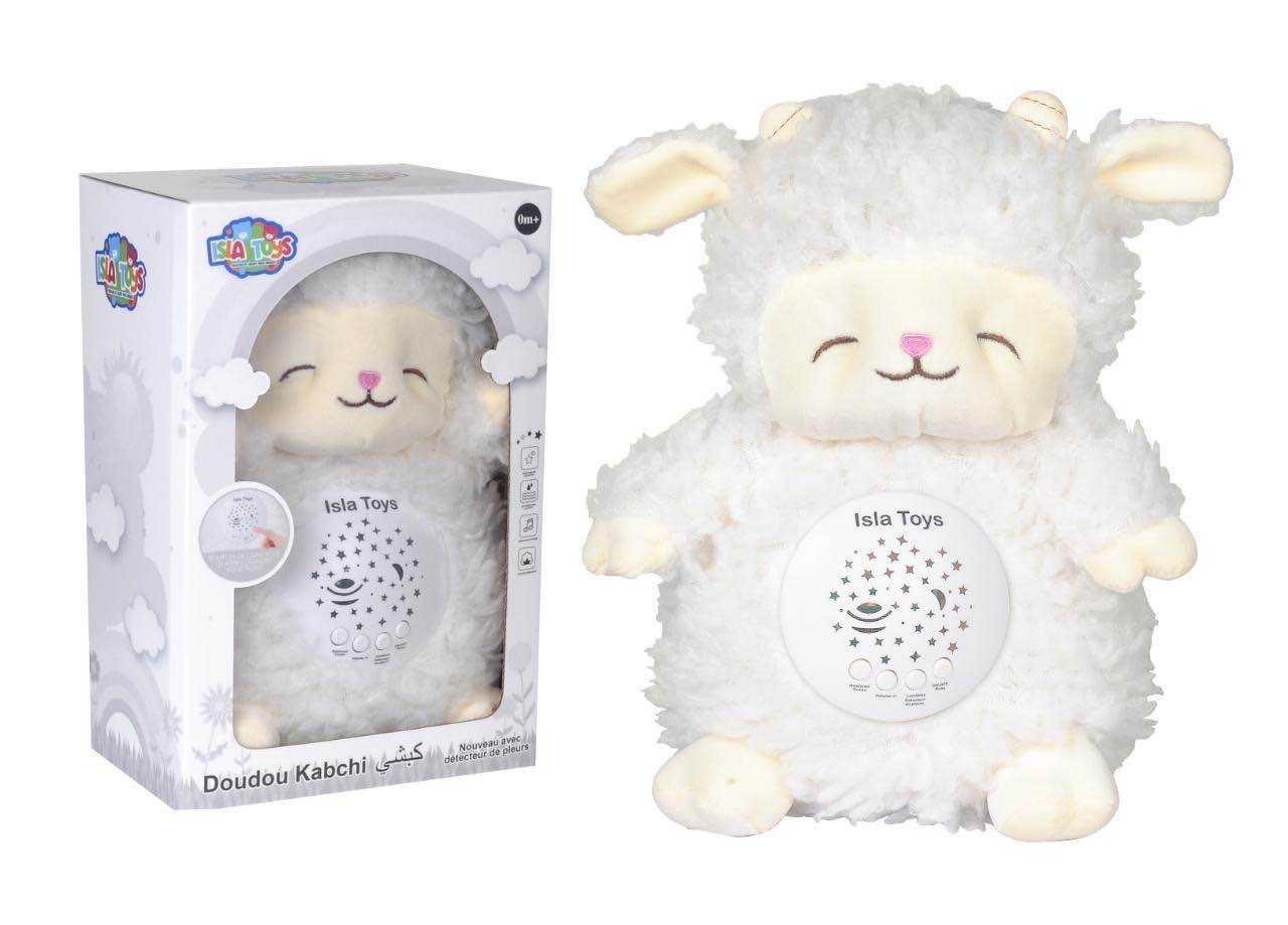 Doudou coranique Kabchi crème : Coran, douâs et veilleuse