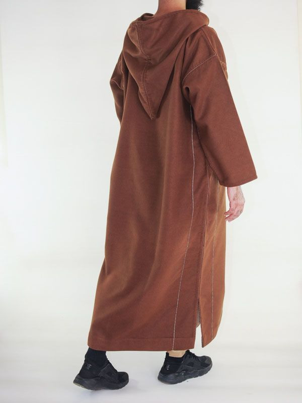 Djellaba marocaine Cachemire - marron clair