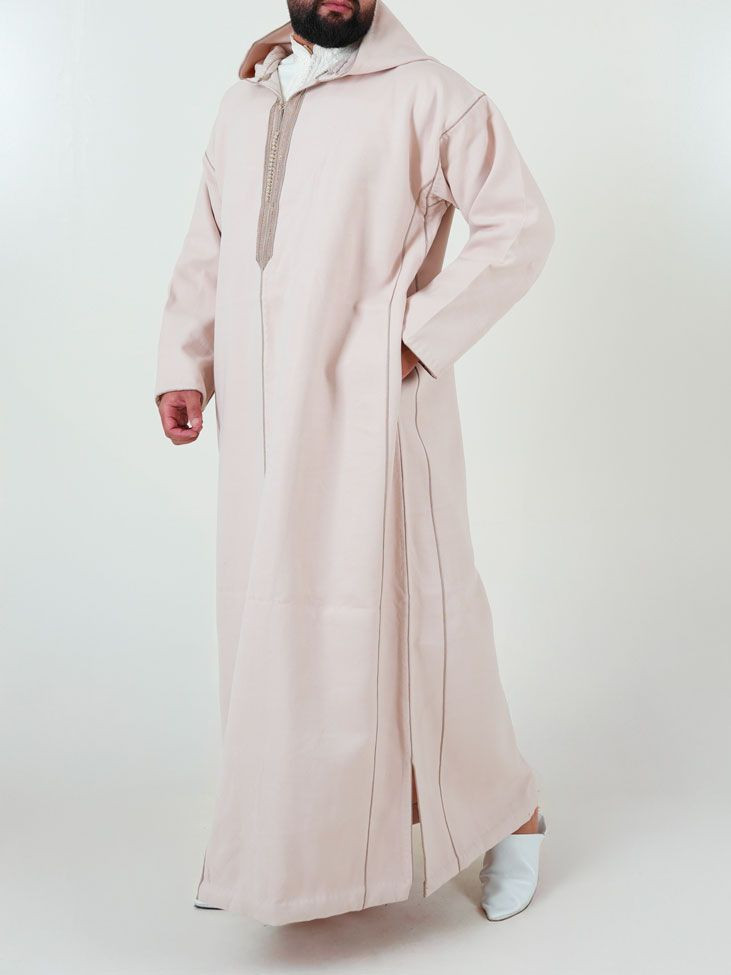 Djellaba marocaine Cachemire - beige