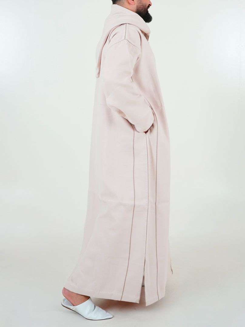 Djellaba marocaine Cachemire - beige