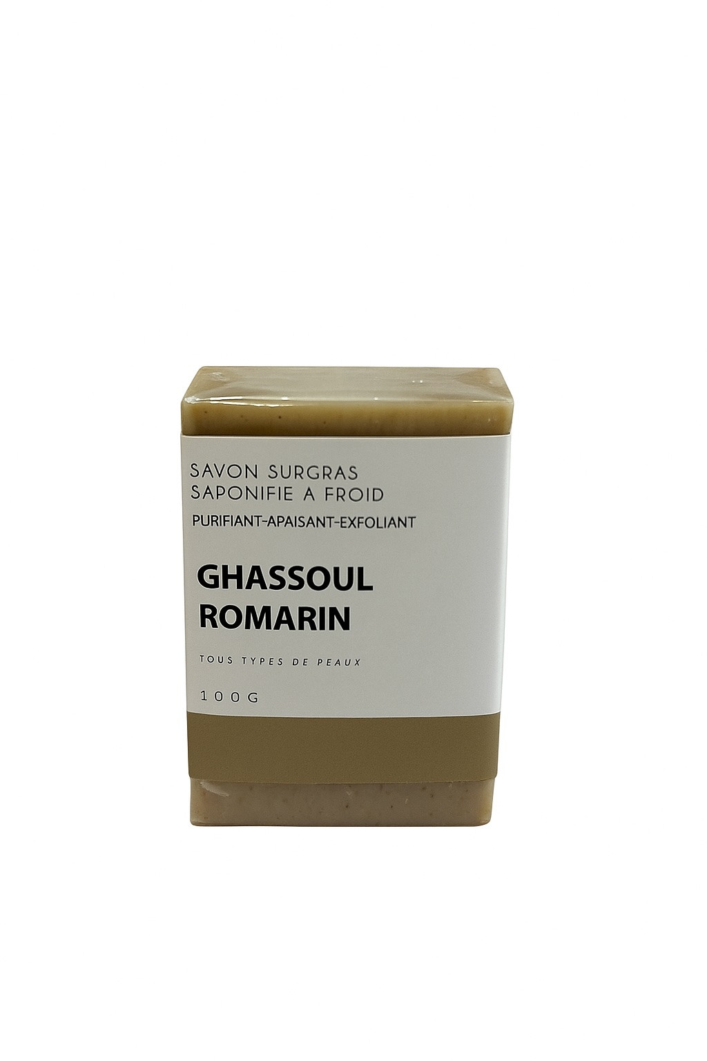 Savon ghassoul | Bienfaits nombreux pour la peau | 100g