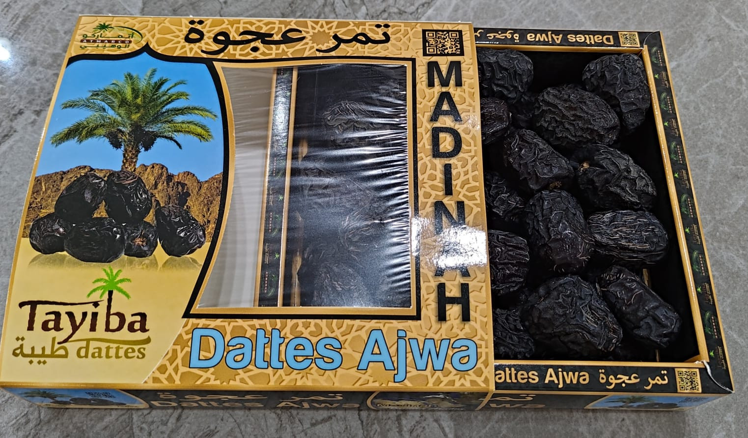 Dattes ajwa Madinah 500gr - Tayiba