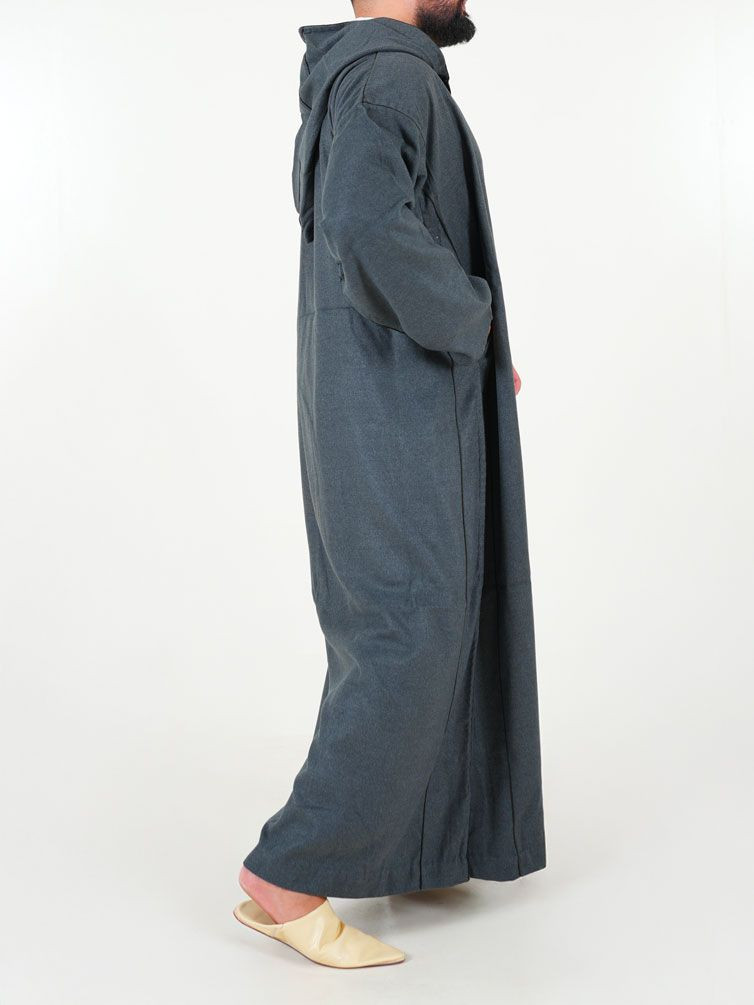 Djellaba marocaine Mlifa - anthracite