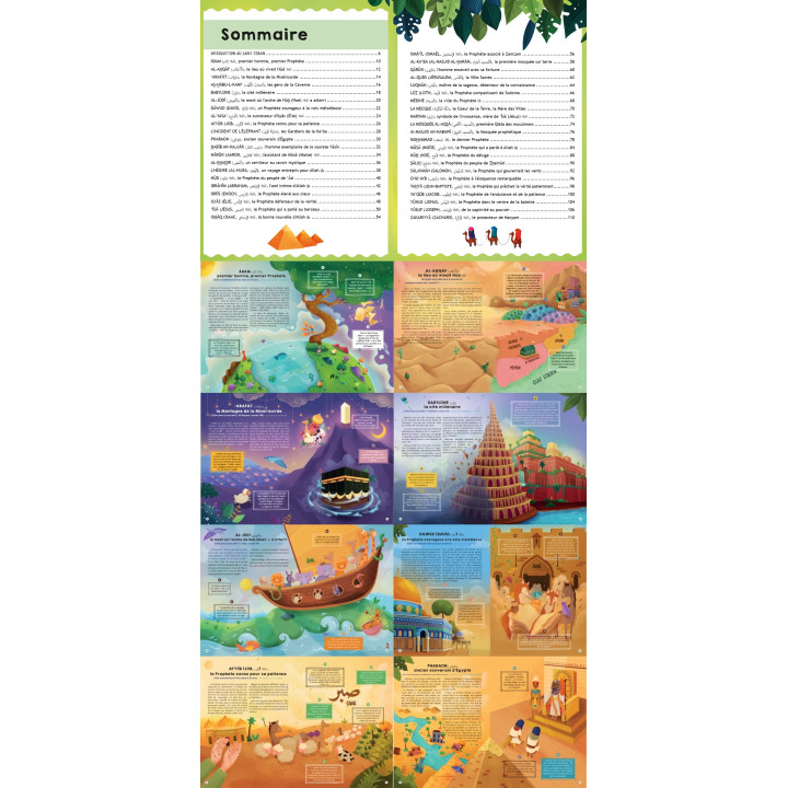 Les histoires du Coran pour enfants : atlas illustré des Prophètes et des récits coraniques - Orientica