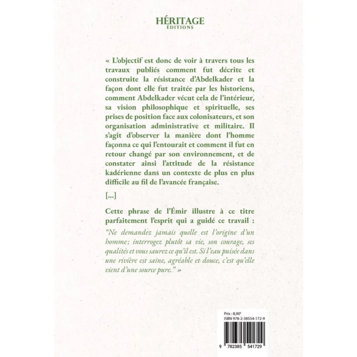 L'Émir Abdelkader et la résistance algérienne - Mehdi Benchabane - Héritage