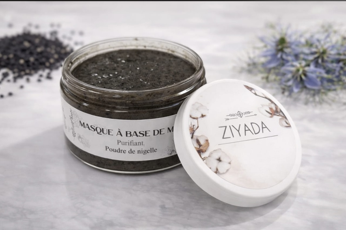 Masque à base de miel - purifiant poudre de nigelle - Ziyada