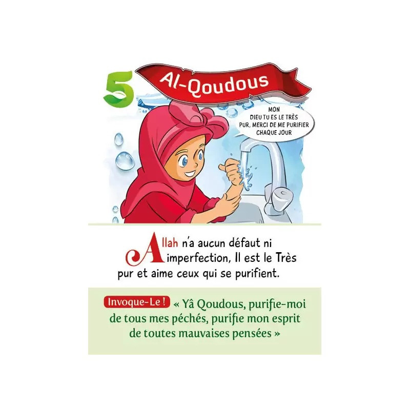 99 Noms d'Allah pour aller au Paradis