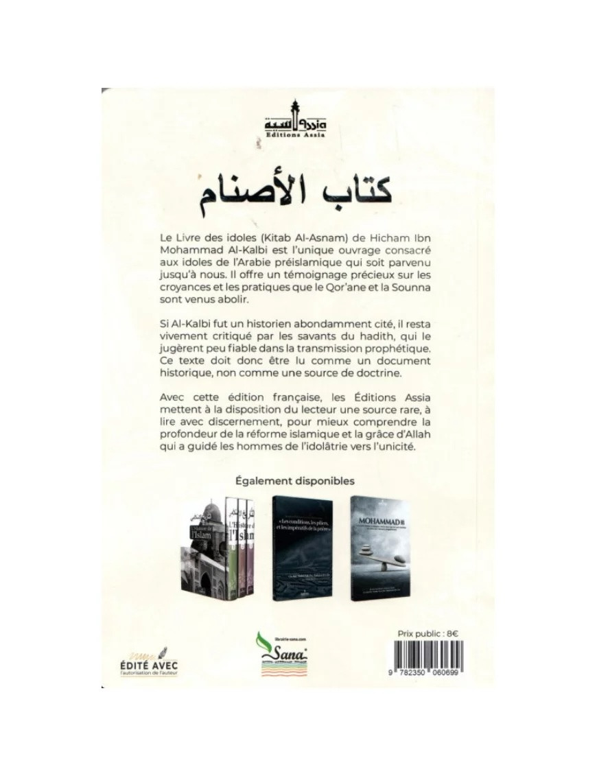 Le livre des idoles - Hicham ibn Mohammad al-Kalbi - Assia